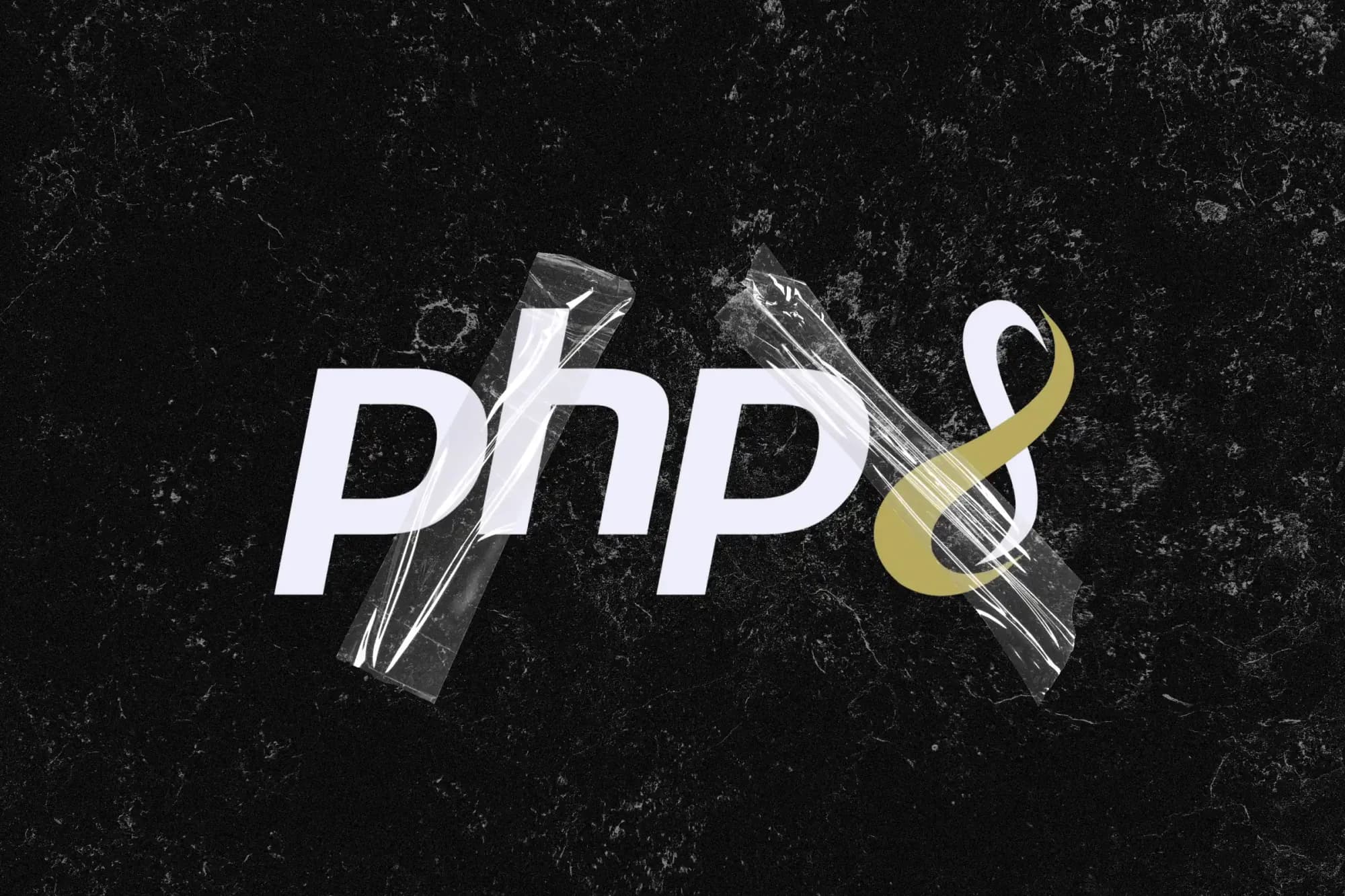 PHP logo with a patch